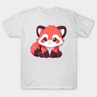 Simple drawn cute red panda T-Shirt